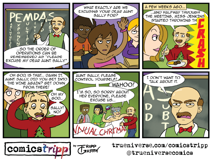 PEMDAS comicstripp