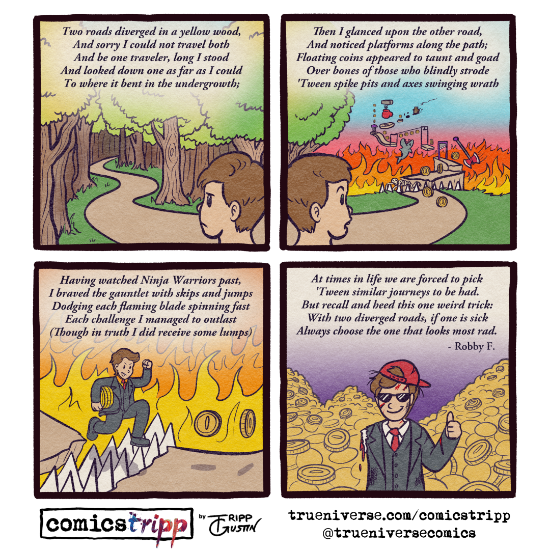 'PS: I also got these sick shades at the end.' comicstripp