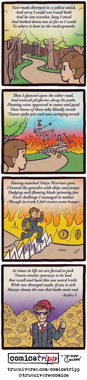 'PS: I also got these sick shades at the end.' comicstripp